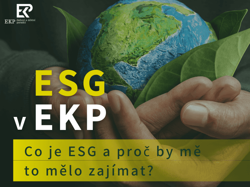 Co je ESG a proč by mě to mělo zajímat?
